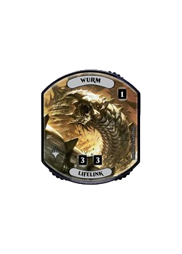 Wurm (lifelink) Relic Token
