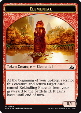 Token Elemental (Rekindling Phoenix)