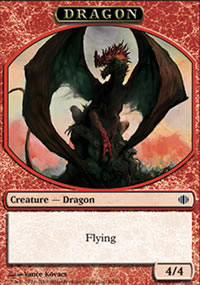 Dragon (4/4, flying)