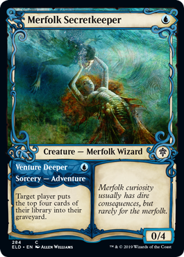 Merfolk Secretkeeper // Venture Deeper