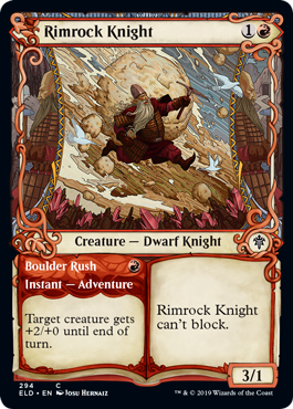 Rimrock Knight // Boulder Rush