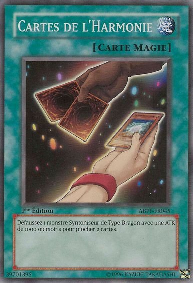 Cartes de l'Harmonie