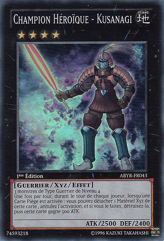 Champion Héroïque - Kusanagi