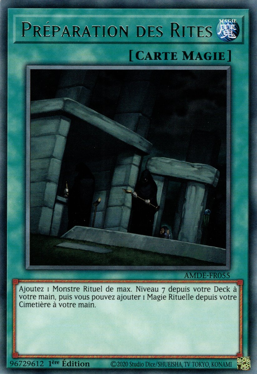 Préparation des Rites