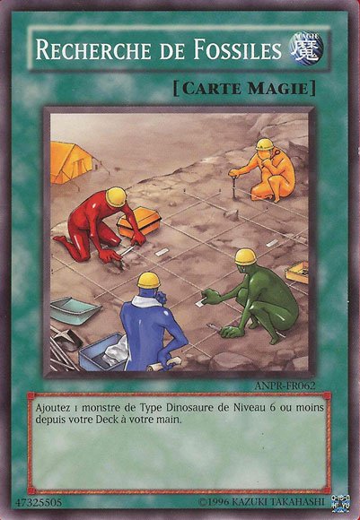 Recherche de Fossiles