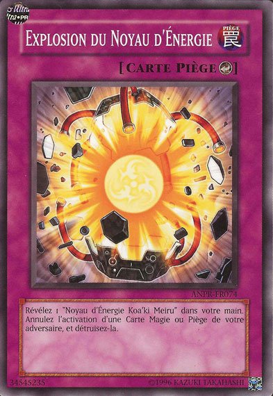 Explosion du Noyau d'Energie