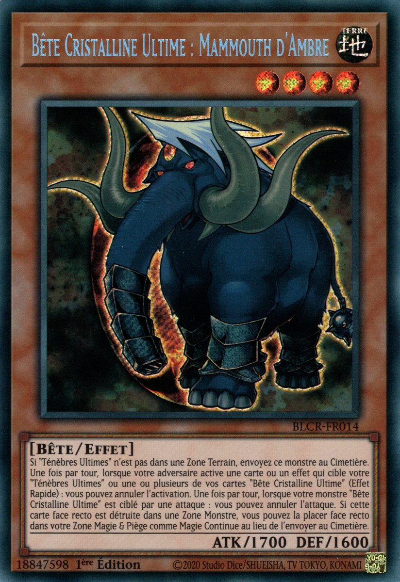 Advanced Crystal Beast Amber Mammoth