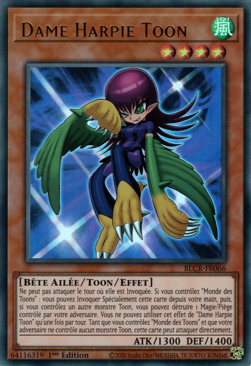 Toon Harpie Lady