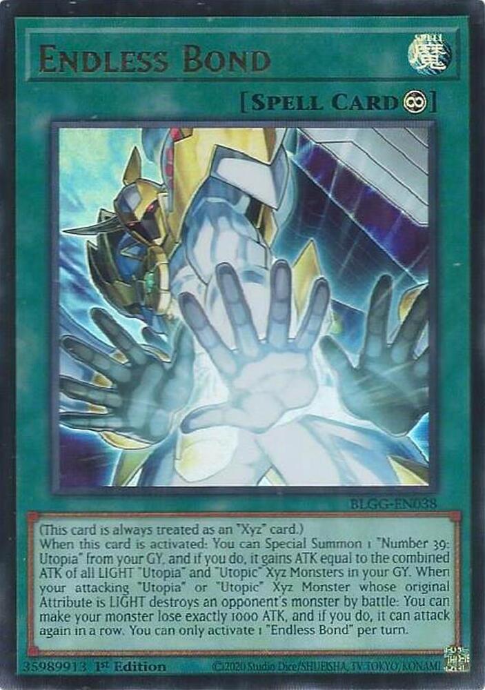 yugioh this card is always treated as Endless Bond - Yu-Gi-Oh! (76965) banish it ABGX-JP001 Miracle Ejector EARTH |