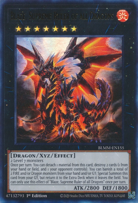 Blaze, Supreme Ruler of all Dragons