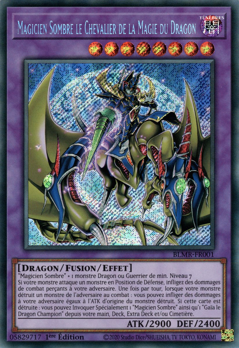 Dark Magician the Knight of Dragon Magic