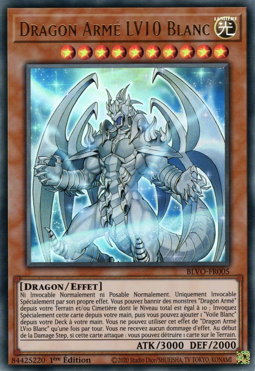 Dragon Armé LV10 Blanc