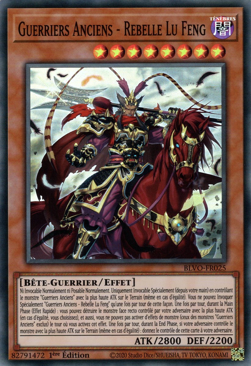 Guerriers Anciens - Rebelle Lu Feng