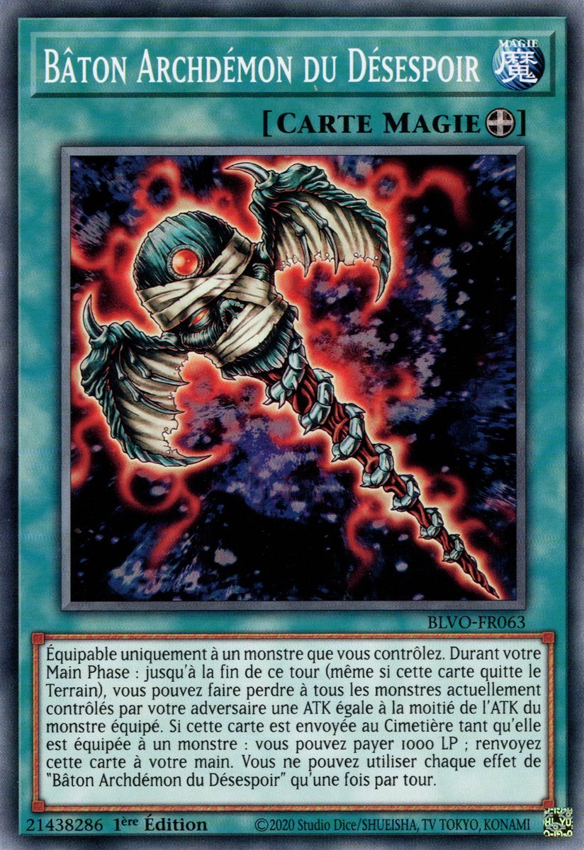 Bâton Archdémon du Désespoir