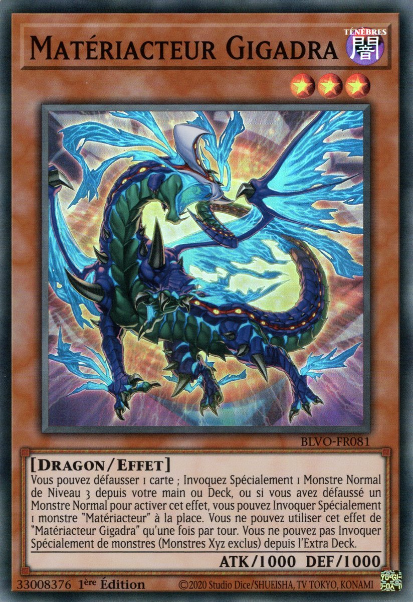 Matériacteur Gigadra