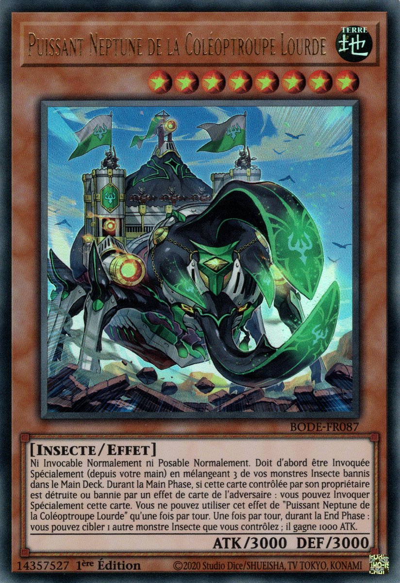 Puissant Neptune de la Coléoptroupe Lourde