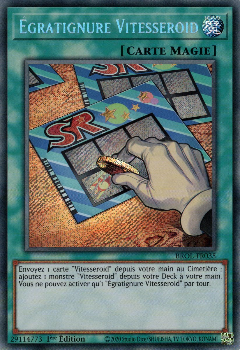 Égratignure Vitesseroid