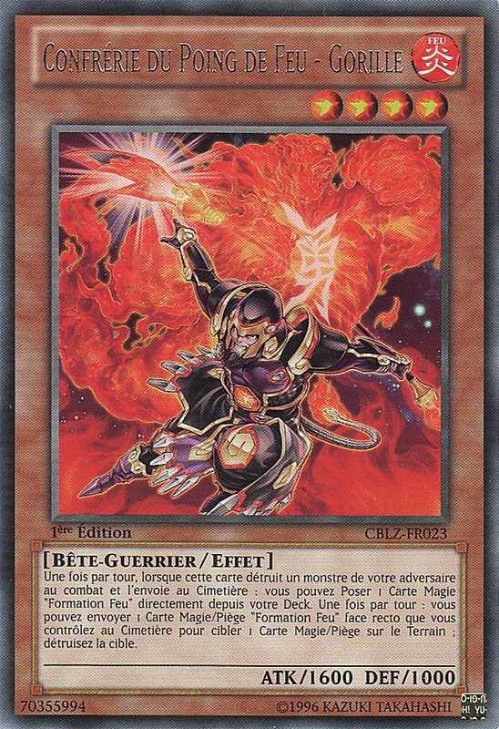 Confrérie du Poing de Feu - Gorille