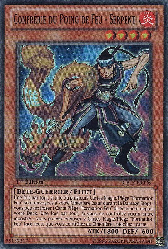 Confrérie du Poing de Feu - Serpent