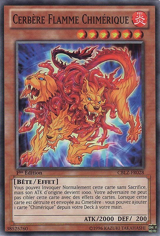 Cerbère Flamme Chimérique