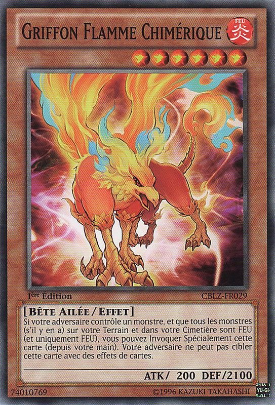 Griffon Flamme Chimérique