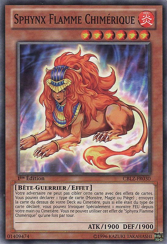 Sphynx Flamme Chimérique