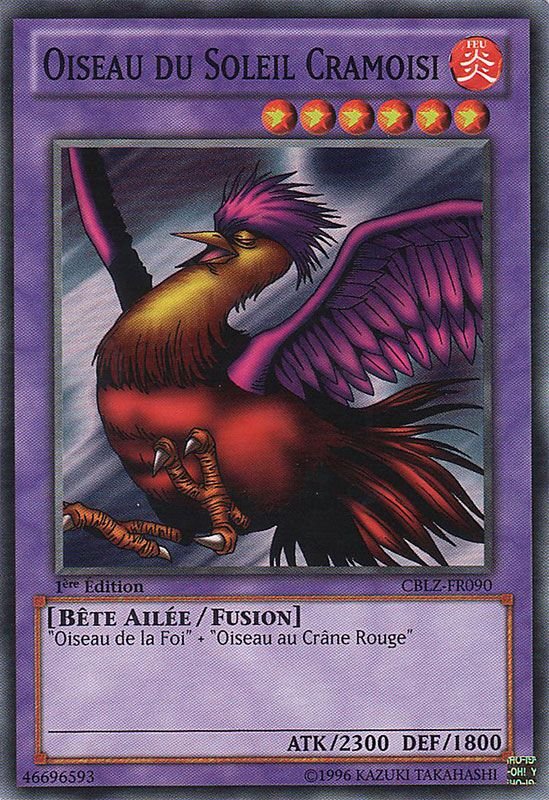 Oiseau Du Soleil Cramoisi