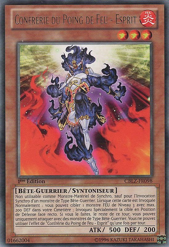 Confrérie du poing de feu - Esprit