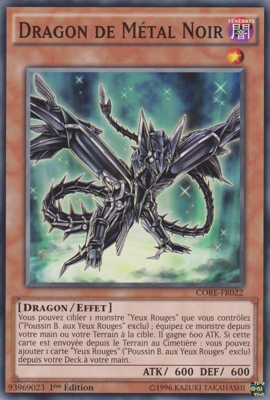 Dragon de Métal Noir
