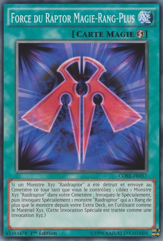 Force du Raptor Magie-Rang-Plus