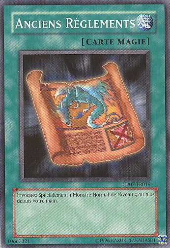 Anciens Règlements