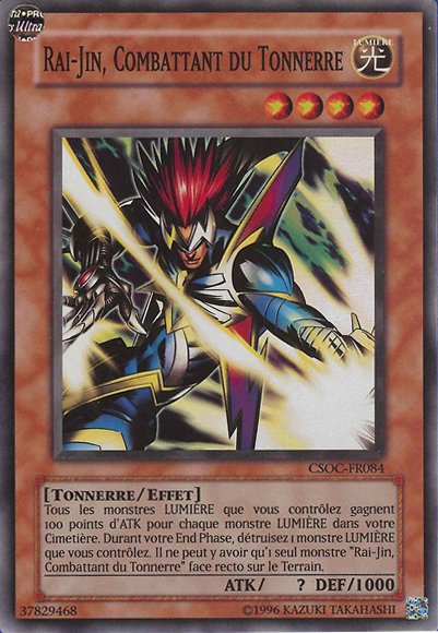Rai-Jin, Combattant du Tonnerre