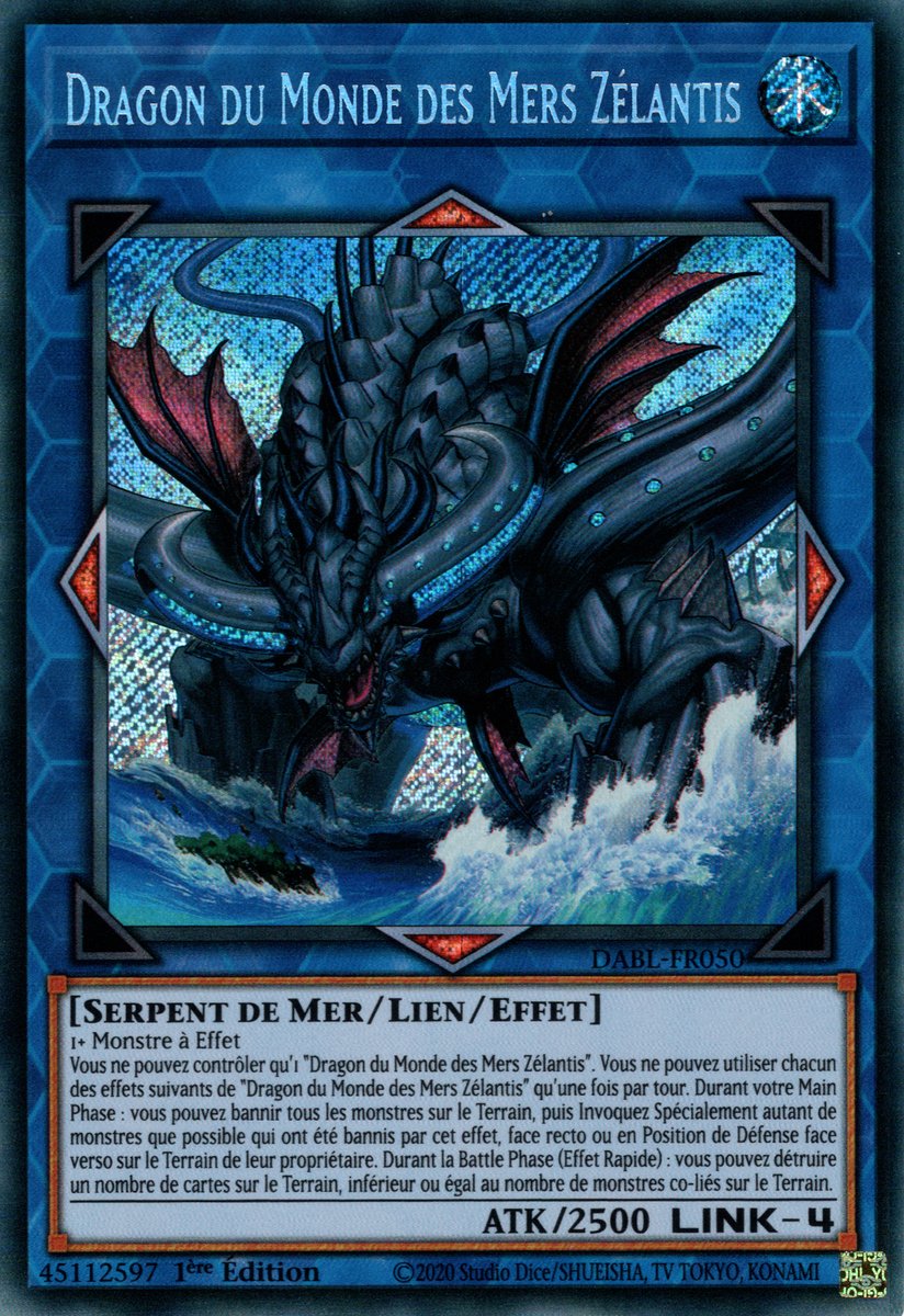 Dragon du Monde des Mers Zélantis