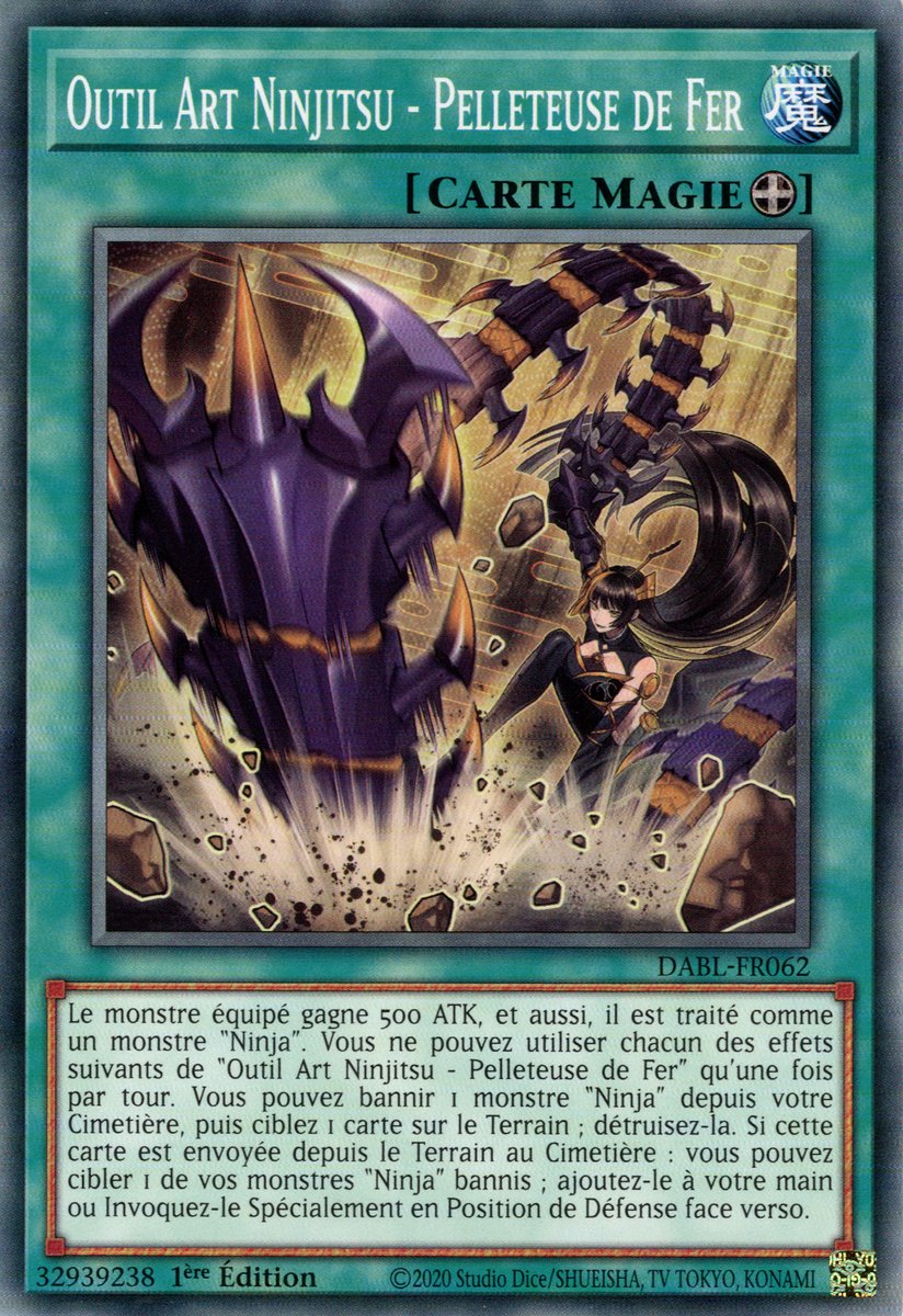 Outil Art Ninjitsu - Pelleteuse de Fer