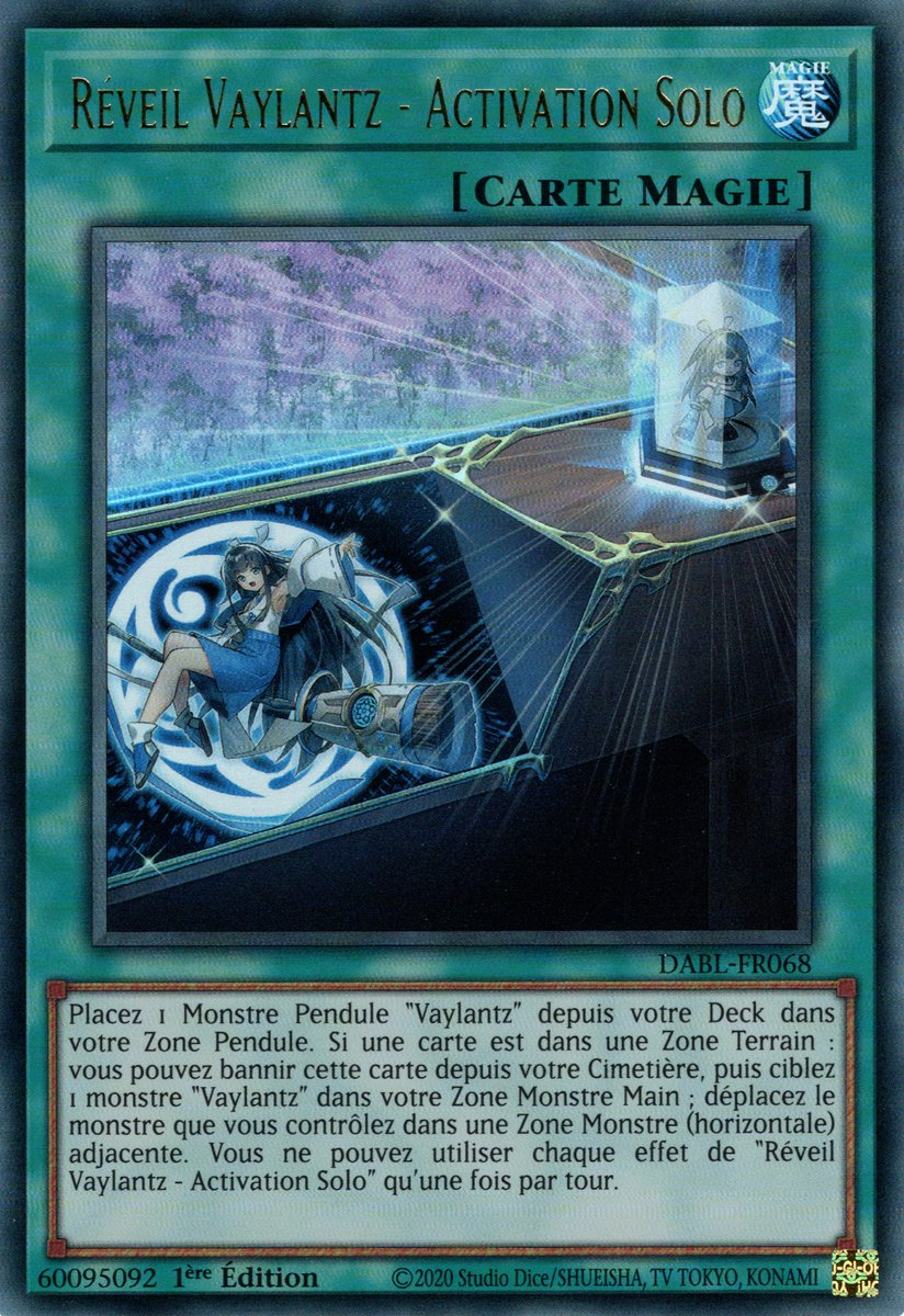Réveil Vaylantz - Activation Solo