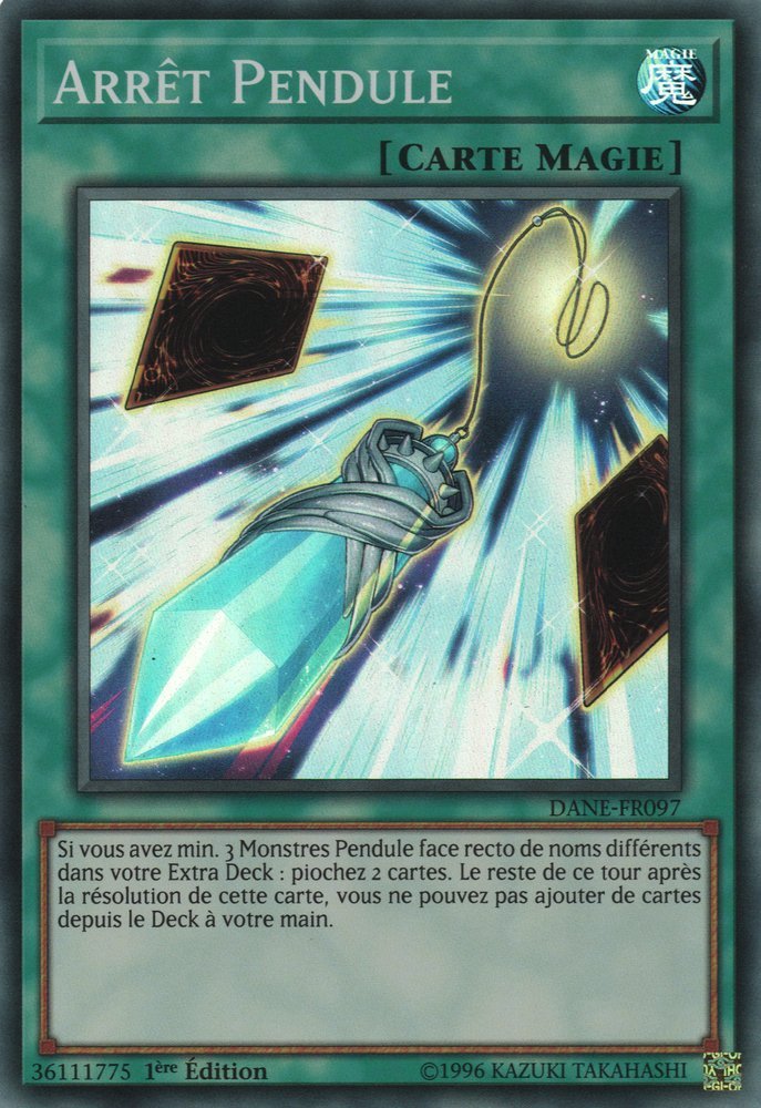 Arrêt Pendule