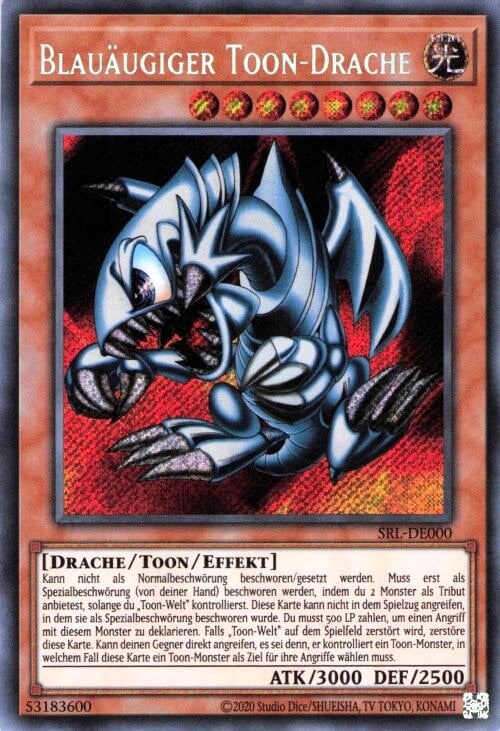Dragon Toon Aux Yeux Bleus
