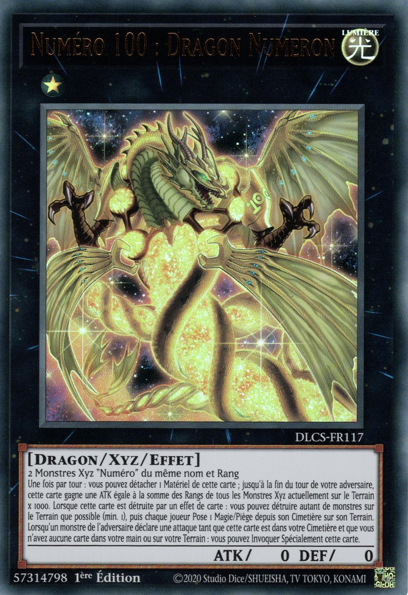 Number 100: Numeron Dragon