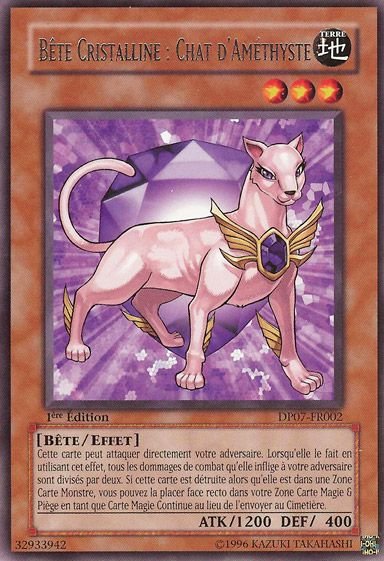 Bête Cristalline : Chat d'Améthyste