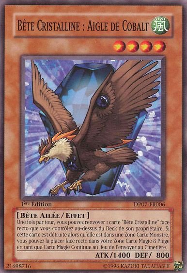 Bête Cristalline : Aigle de Cobalt