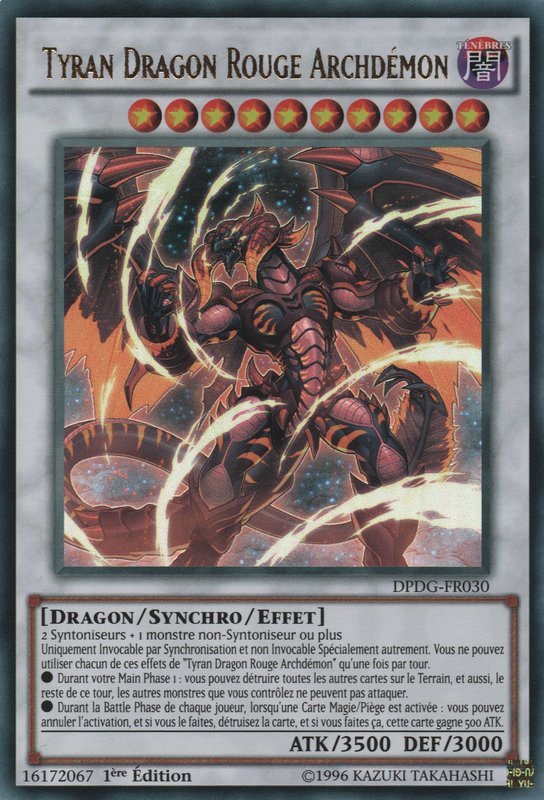 Tyran Dragon Rouge Archdémon