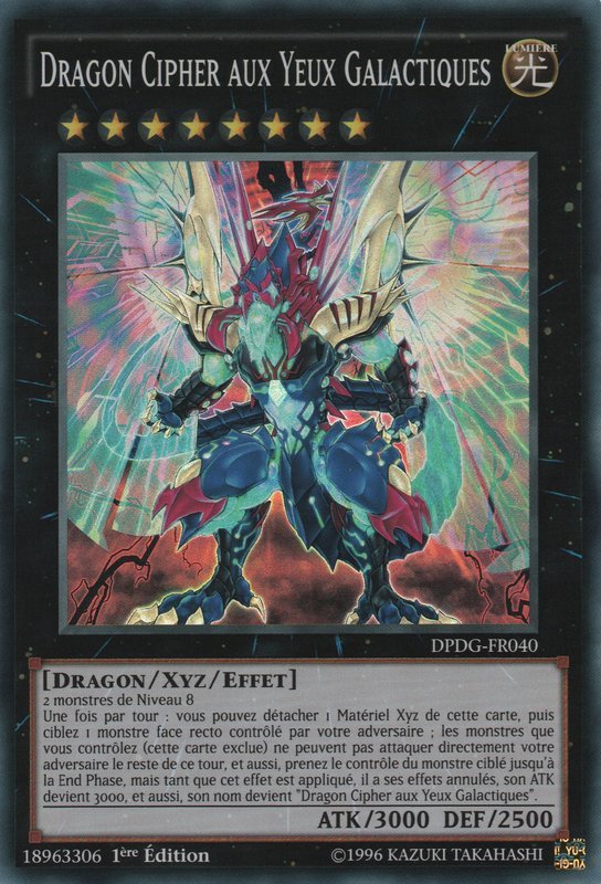 Dragon Cipher aux Yeux Galactiques
