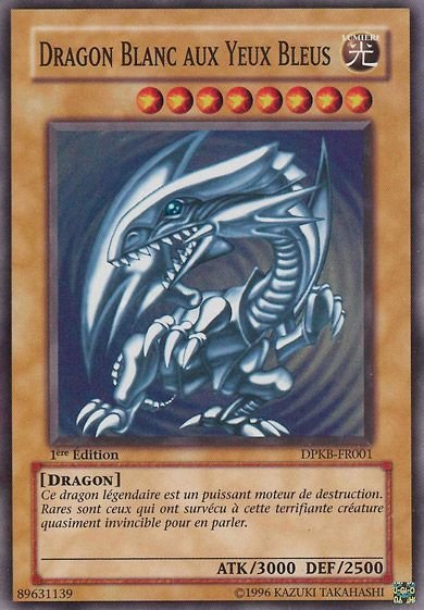 Dragon Blanc aux Yeux Bleus