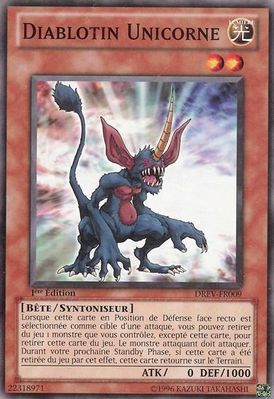 Diablotin Unicorne
