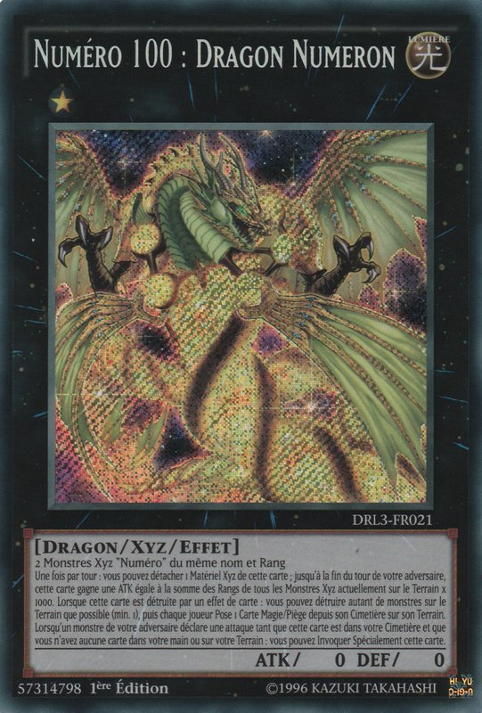 Numéro 100 : Dragon Numeron