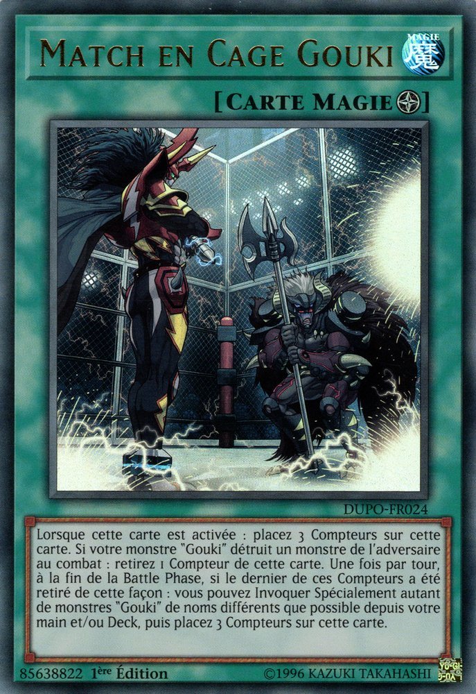 Match en Cage Gouki