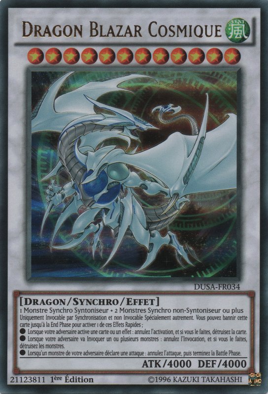Dragon Blazar Cosmique