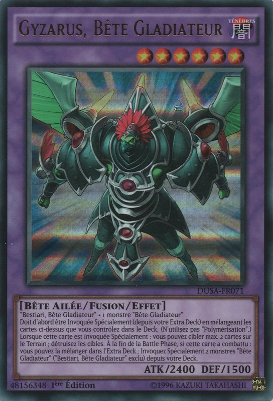 Gyzarus, Bête Gladiateur