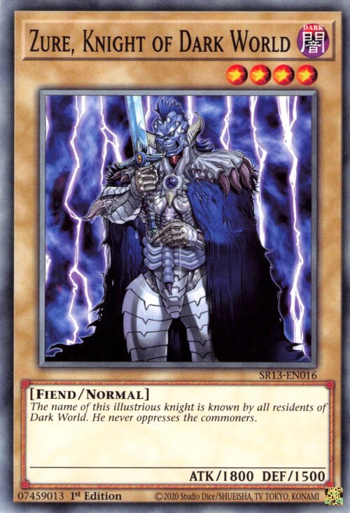 Zure, Chevalier du Monde Ténébreux