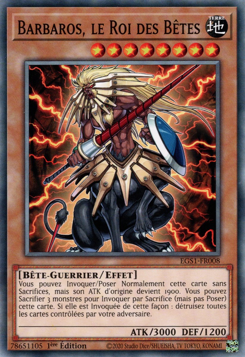 Barbaros, le Roi des Bêtes